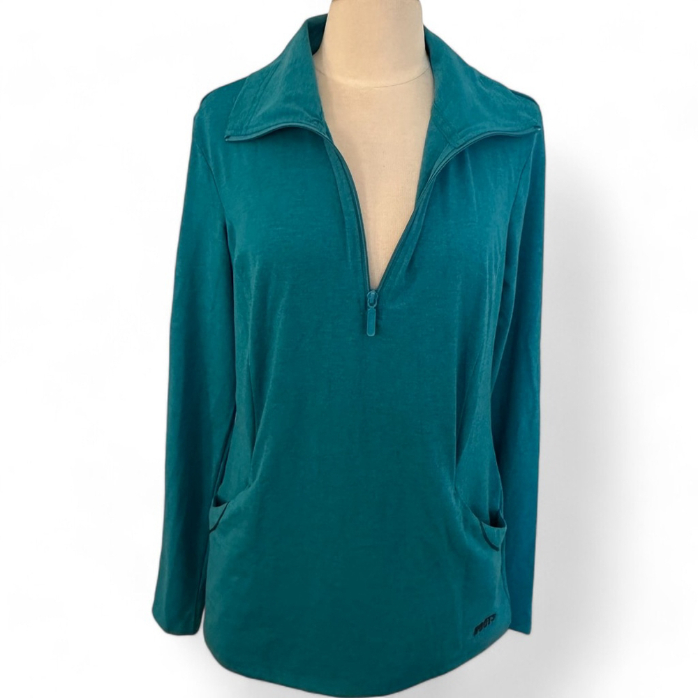 Women's Roots Athletics Pullover Size M Teal